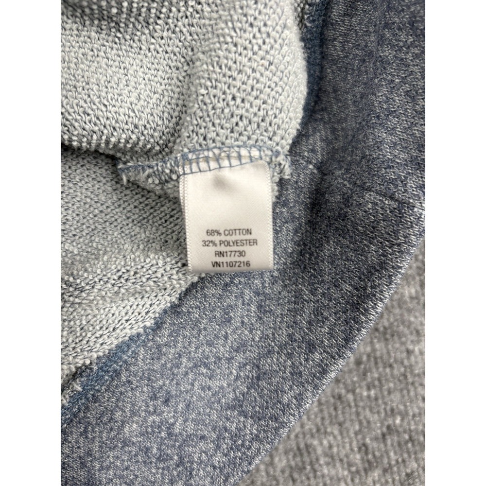 Converse one star Women's Hoodie Size Small Blue Gray Quarter Button Up - Picture 8 of 8